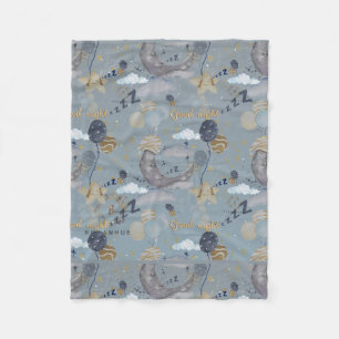 Blumenmuster Kinderzimmer Print Fleece Baby Blanke