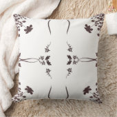 Blumenmuster Kissen (Decke)