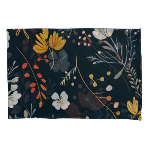 Blumenmuster Kissenbezug