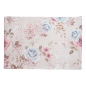 Blumenmuster Kissenbezug (Rückseite)