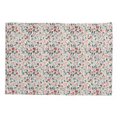Blumenmuster Kissenbezug (Rückseite)