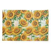 Blumenmuster Kissenbezug (Rückseite)