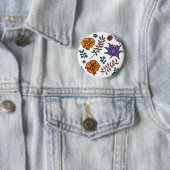 Blumenmuster-Knopf Button (Beispiel)