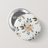Blumenmuster-Knopf Button (Vorne & Hinten)
