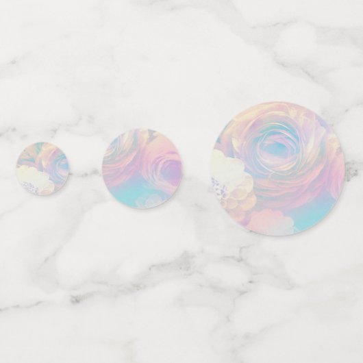 Blumenmuster Konfetti (Rückseiten)