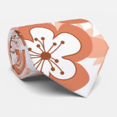 Blumenmuster Krawatte (Gerollt)