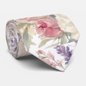 Blumenmuster Krawatte (Gerollt)