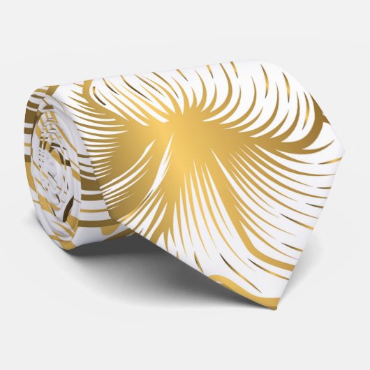 Blumenmuster Krawatte (Gerollt)