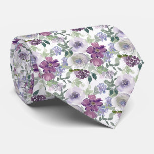 Blumenmuster Krawatte