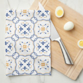 Blumenmuster Küchentuch (Viertel Falte)
