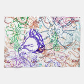 Blumenmuster Küchentuch (Horizontal)