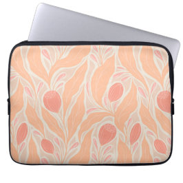 Blumenmuster Laptopschutzhülle