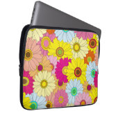 Blumenmuster Laptopschutzhülle (Vorne Rechts)