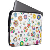 Blumenmuster Laptopschutzhülle (Vorne Rechts)