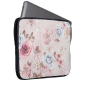 Blumenmuster Laptopschutzhülle (Vorne Rechts)