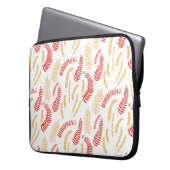 Blumenmuster Laptopschutzhülle (Vorderseite Links)