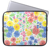 Blumenmuster Laptopschutzhülle (Vorderseite)