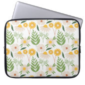Blumenmuster Laptopschutzhülle (Vorderseite)