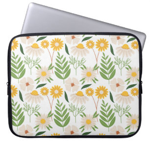 Blumenmuster Laptopschutzhülle