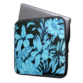 Blumenmuster Laptopschutzhülle (Vorderseite Links)