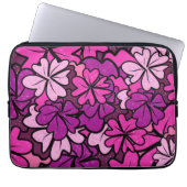 Blumenmuster Laptopschutzhülle (Vorderseite)