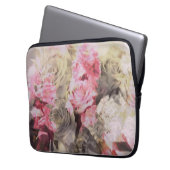 Blumenmuster Laptopschutzhülle (Vorderseite Links)