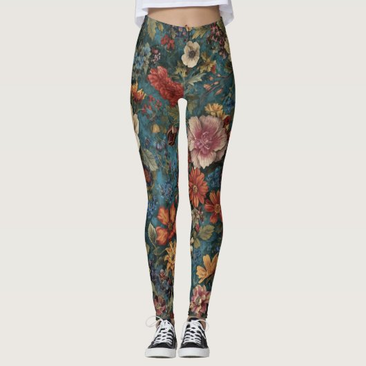 Blumenmuster leggings (Vorderseite)