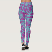 Blumenmuster Leggings (Rückseite)