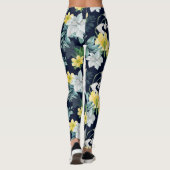 Blumenmuster Leggings (Rückseite)