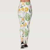 Blumenmuster Leggings (Rückseite)