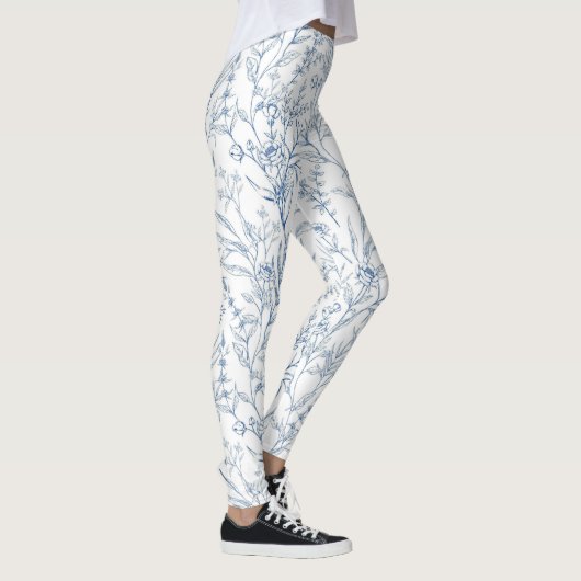 Blumenmuster Leggings (Rechts)