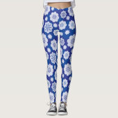 Blumenmuster Leggings (Vorderseite)