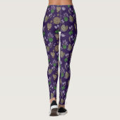 Blumenmuster Leggings (Rückseite)