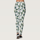 Blumenmuster Leggings (Rückseite)