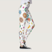 Blumenmuster Leggings (Rechts)