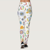 Blumenmuster Leggings (Rückseite)