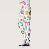 Blumenmuster Leggings (Links)