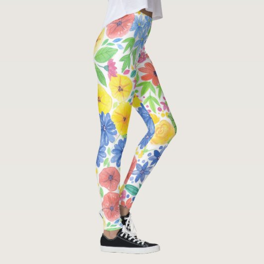 Blumenmuster Leggings (Rechts)
