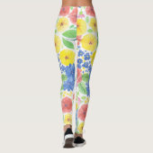 Blumenmuster Leggings (Rückseite)
