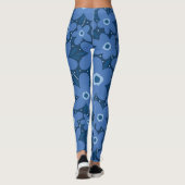 Blumenmuster Leggings (Rückseite)