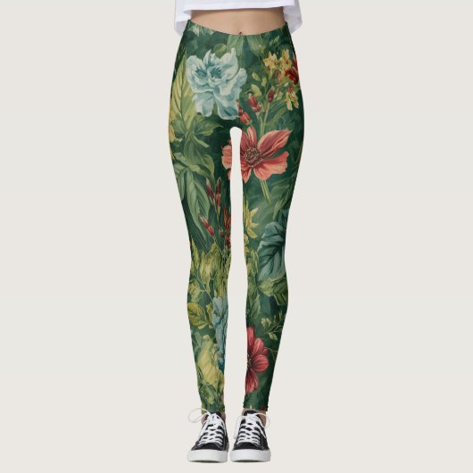 Blumenmuster leggings (Vorderseite)