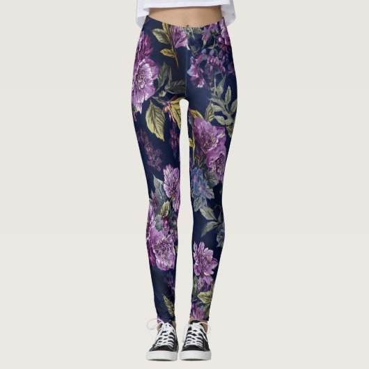 Blumenmuster leggings (Vorderseite)