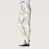 Blumenmuster Leggings (Links)