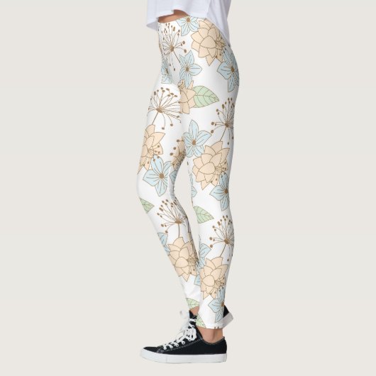 Blumenmuster Leggings (Links)