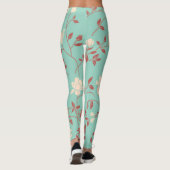 Blumenmuster Leggings (Rückseite)