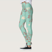 Blumenmuster Leggings (Links)