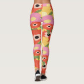 Blumenmuster Leggings (Rückseite)