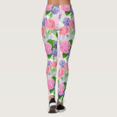 Blumenmuster Leggings (Rückseite)