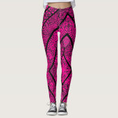 Blumenmuster Leggings (Vorderseite)
