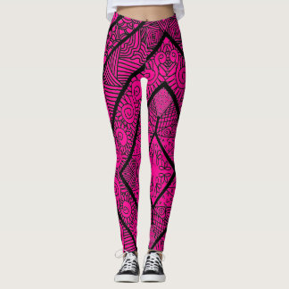Blumenmuster Leggings